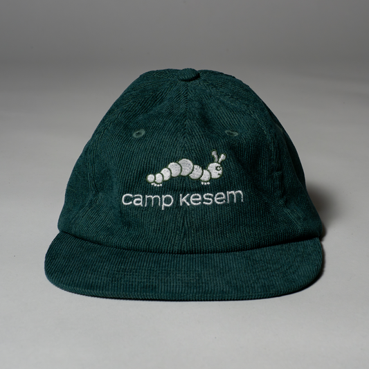 Sea Foam Green Kesem x Grater Corduroy Flat Brim Hat