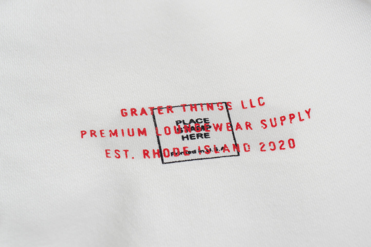 Pure White Stamp Hoodie