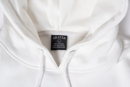 Pure White Stamp Hoodie