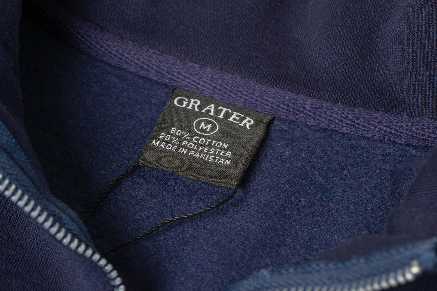 Navy Blue Quarter Zip Pullover