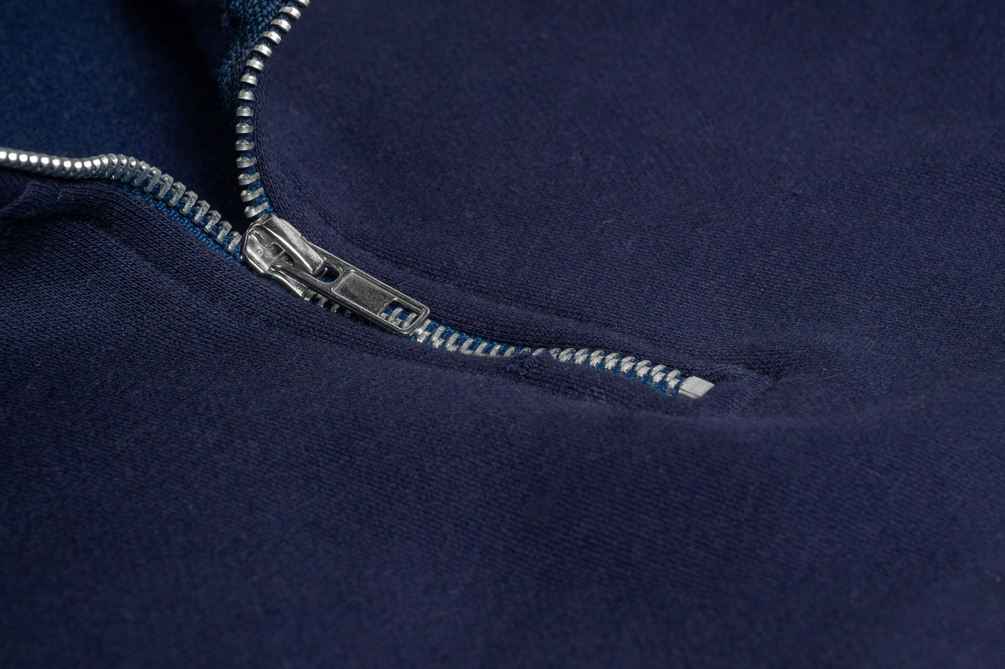 Navy Blue Quarter Zip Pullover