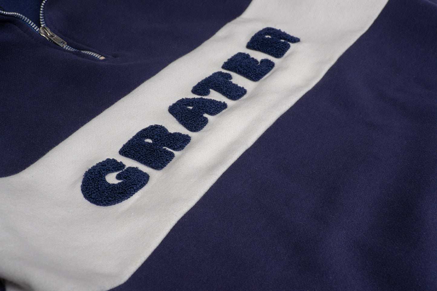 Navy Blue Quarter Zip Pullover